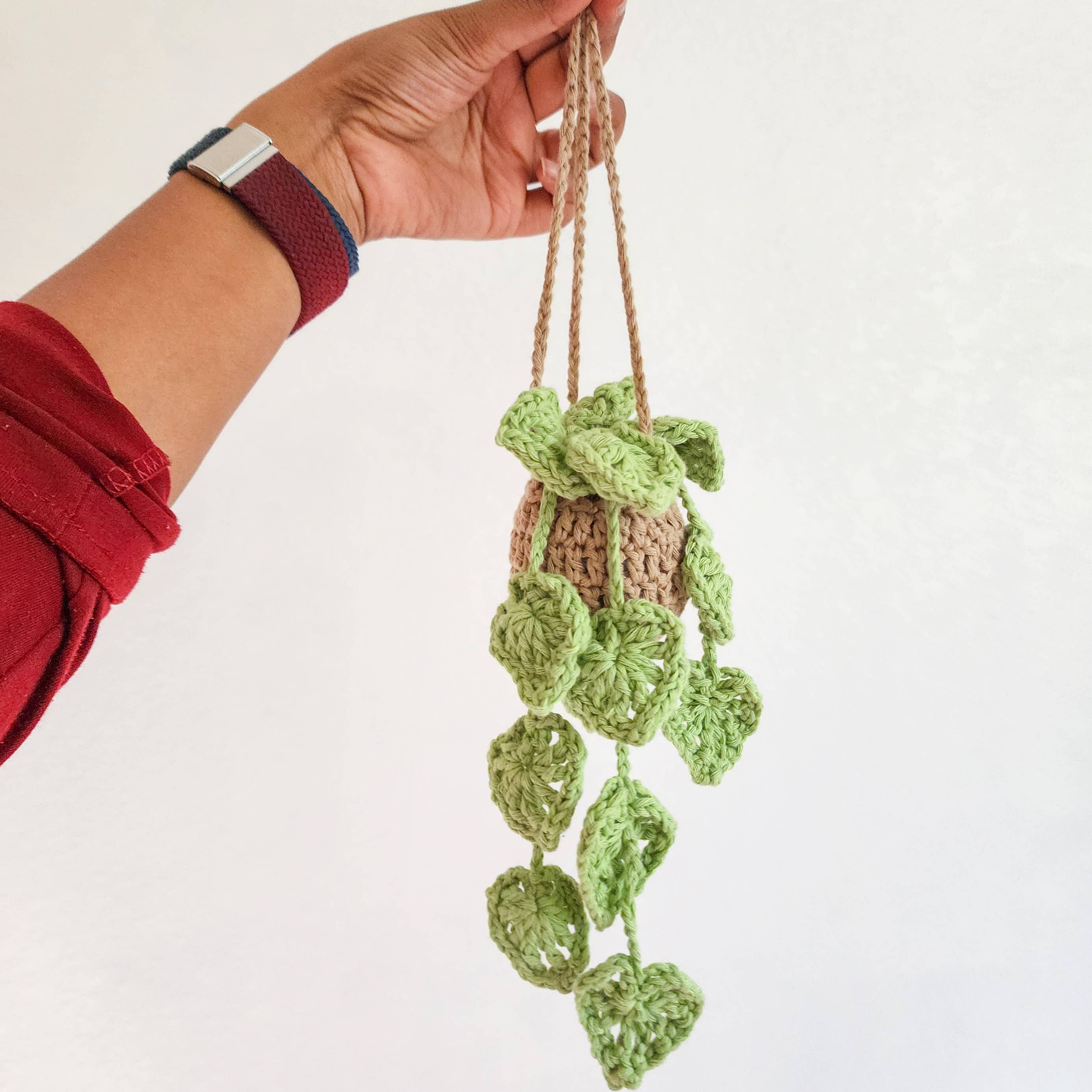 Hanging Mini Plant Car Charm