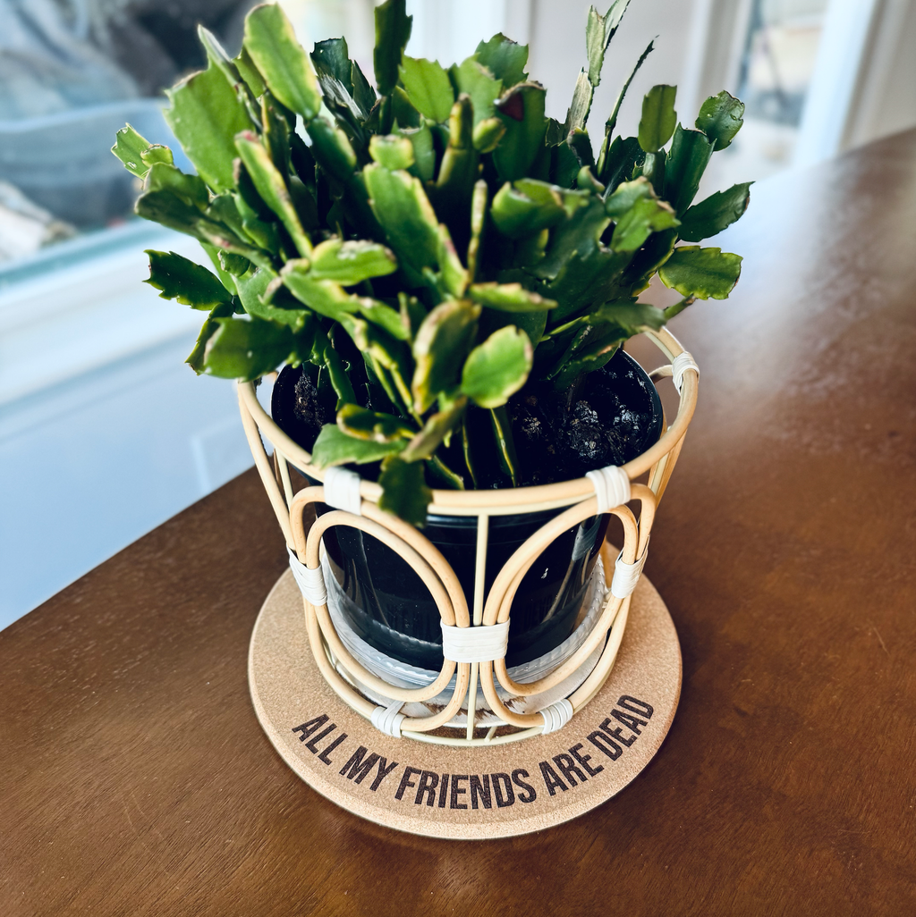 All My Friends Are Dead Plant Mat