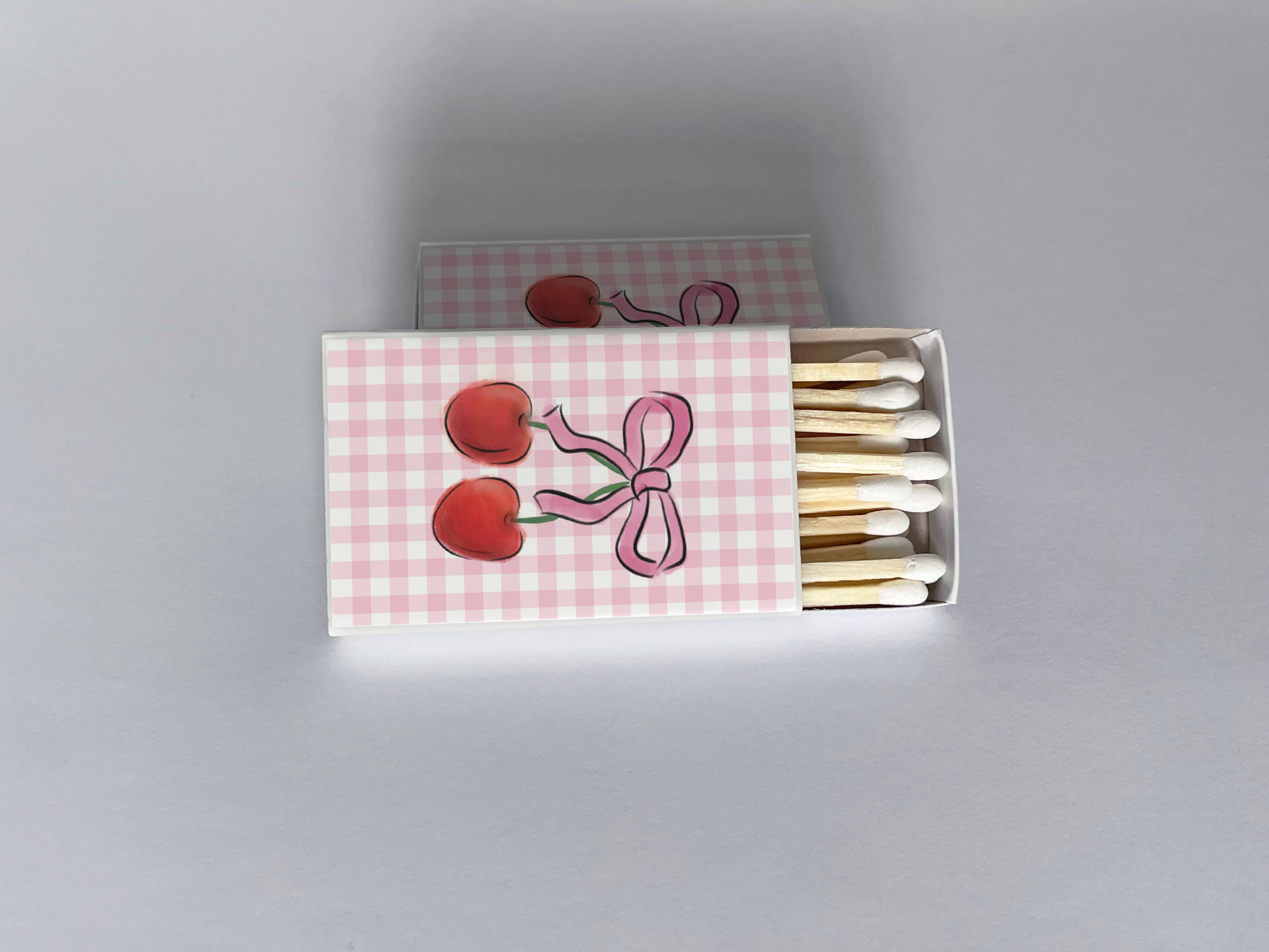 Cherries with Bow Matchbook