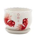 Gold Fish Planter with Saucer