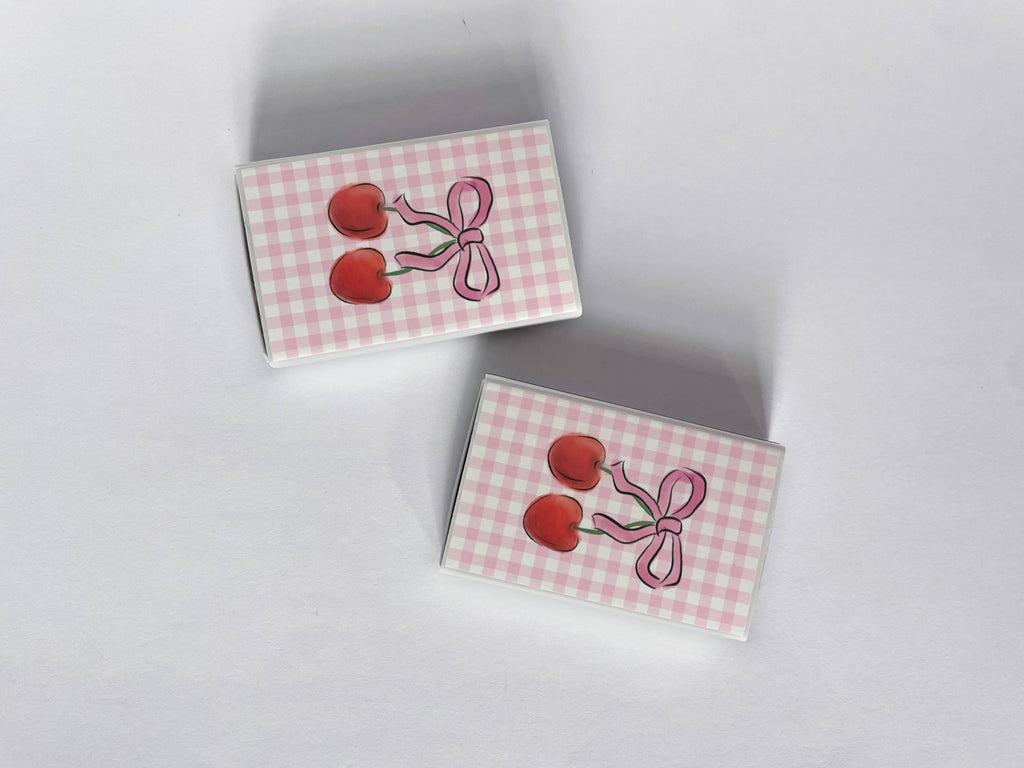 Cherries with Bow Matchbook
