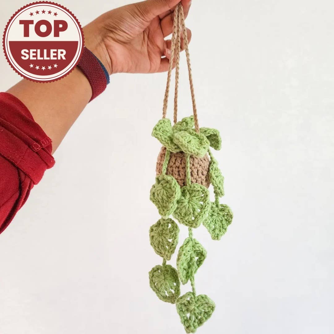 Hanging Mini Plant Car Charm
