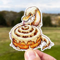 Snake Cinnamon Roll Sticker