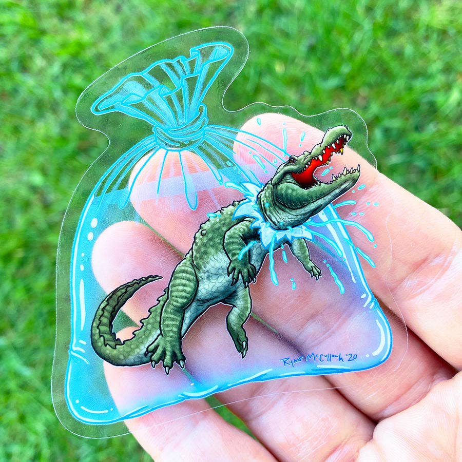Pet Alligator Sticker