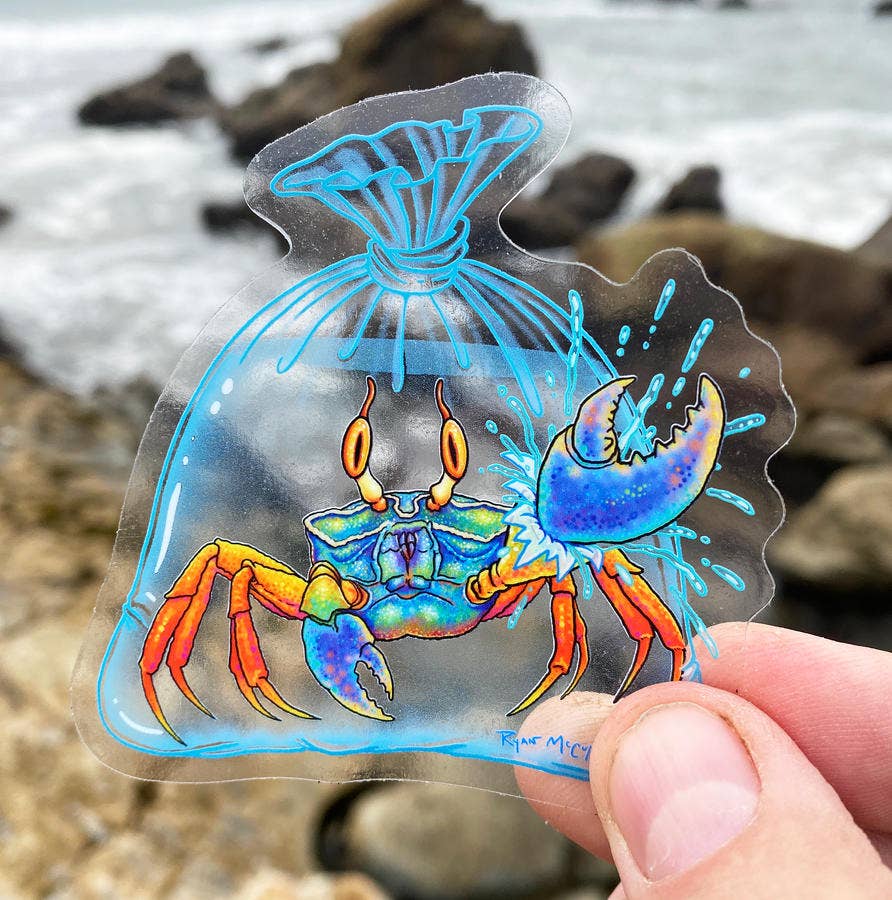 Pet Crab Sticker