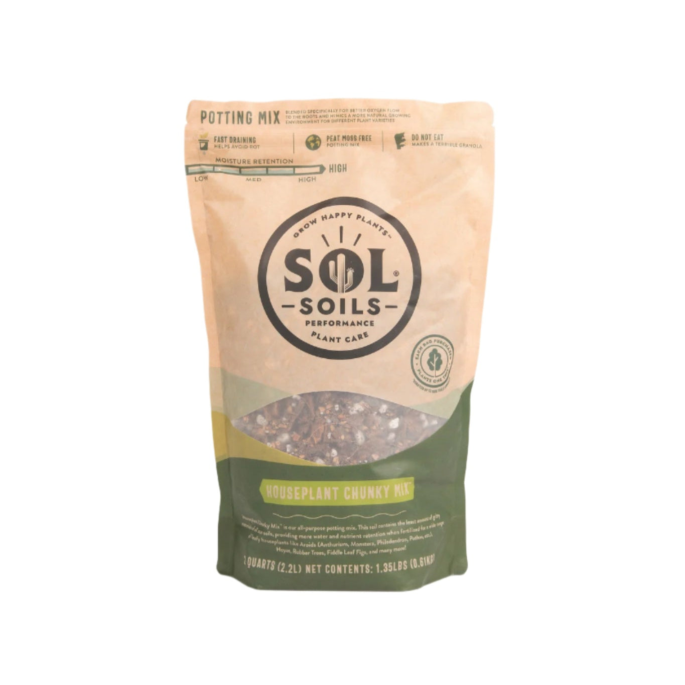 Sol Houseplant Chunky Mix