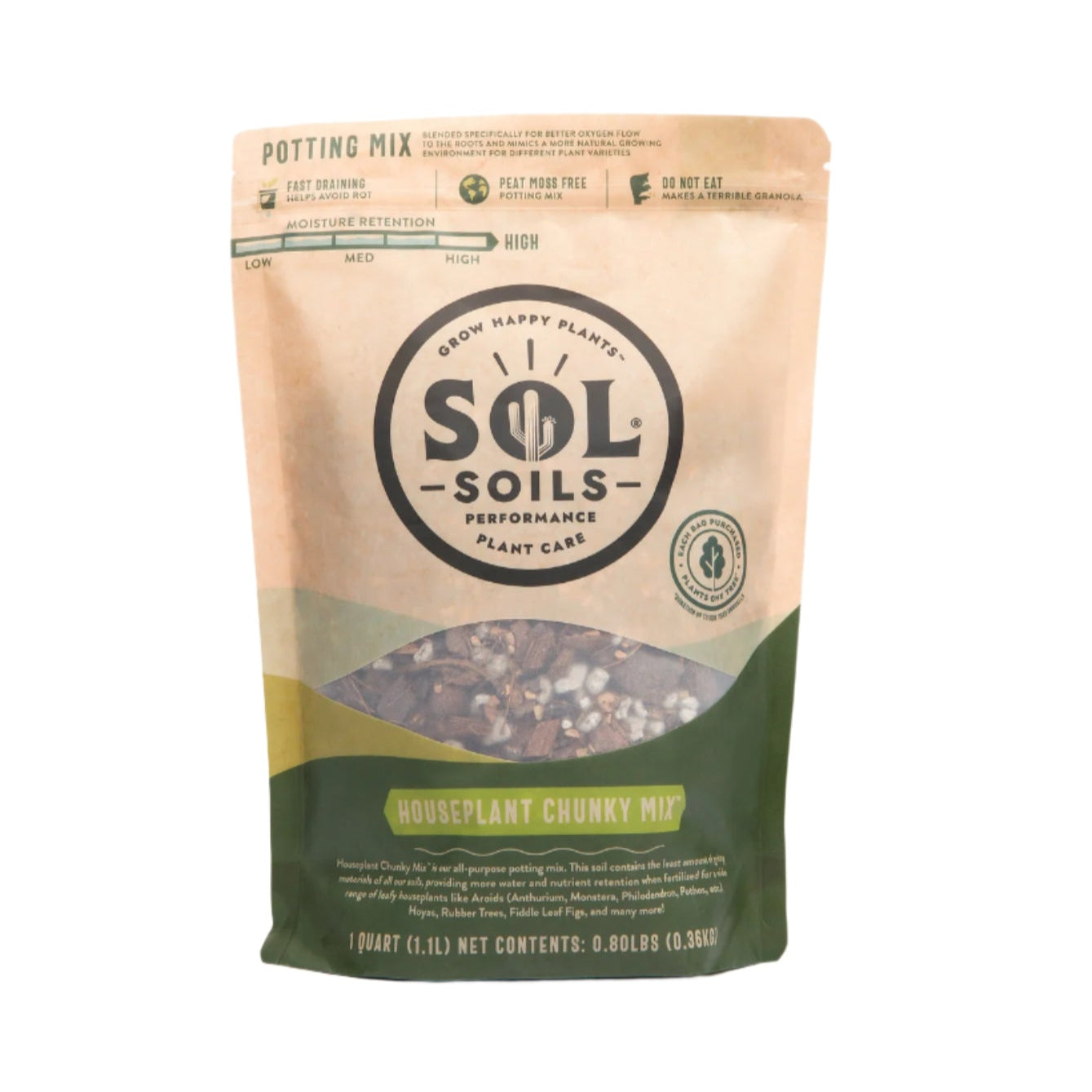Sol Houseplant Chunky Mix