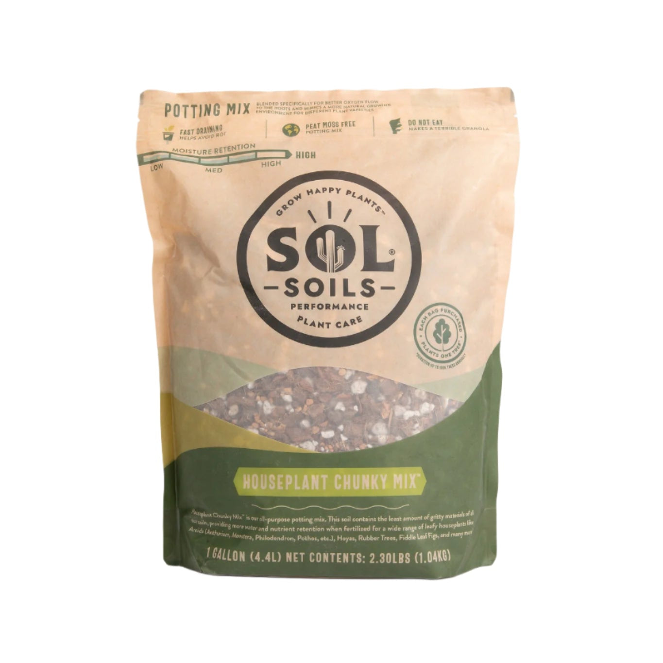 Sol Houseplant Chunky Mix